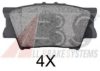 A.B.S. 37545 OE Brake Pad Set, disc brake